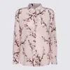 Alexander Mcqueen Cherry Blossom Print Button-front Blouse