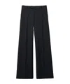 Alexander Mcqueen Mcqueen Wool & Mohair Pinstripe Pants In Black