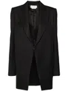 Alexander Mcqueen Pinstripe Pattern Blazer In 灰色