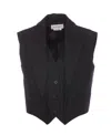 Alexander Mcqueen Pinstripe Waistcoat In Blue