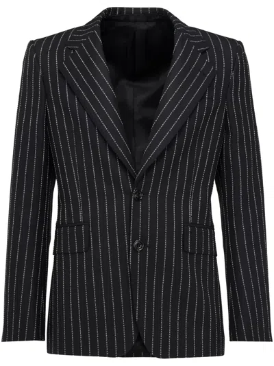 ALEXANDER MCQUEEN PINSTRIPED SINGLE-BREASTED BLAZER