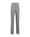 Alexander Mcqueen Karierte Hose Mit Hohem Bund In Gray