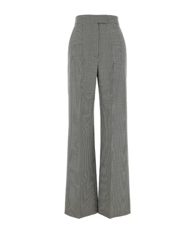 パンツ ALEXANDER MCQUEEN EMBROIDERED WOOL WIDE-LEG PANT Alexander Mcqueen Women Embroidered Wool Wide-leg Pant In