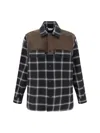 Alexander Mcqueen Men Embroidered Cotton Shirt In Brown