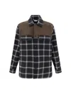 Alexander Mcqueen Men Embroidered Cotton Shirt In Brown