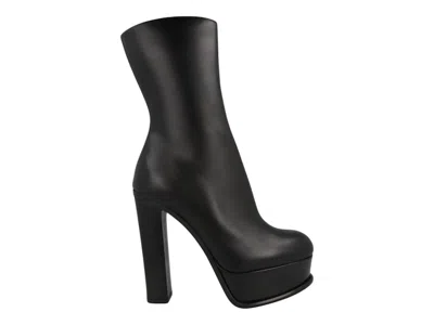 Pre-owned Alexander Mcqueen Platform Ankle Boot (women's) Sneakers In Black
