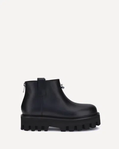 Alexander Mcqueen Platform Ankle Boots In Black