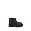 Alexander Mcqueen Platform Ankle Boots In Black