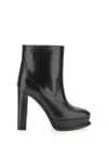 Alexander Mcqueen Elevated Platform Boots With 12 Cm Heel For Women