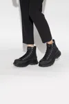 Alexander Mcqueen Black Tread Slick High Sneakers In Black