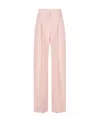 Alexander Mcqueen Pleat-detail Tailored Trousers In Pink