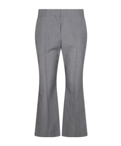 ALEXANDER MCQUEEN ALEXANDER MCQUEEN PLEAT-DETAILED FLARED TROUSERS