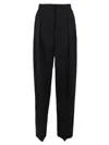 Alexander Mcqueen Wide Leg Trs S In Black
