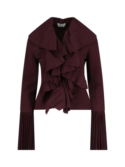 ALEXANDER MCQUEEN PLEATED BLOUSE