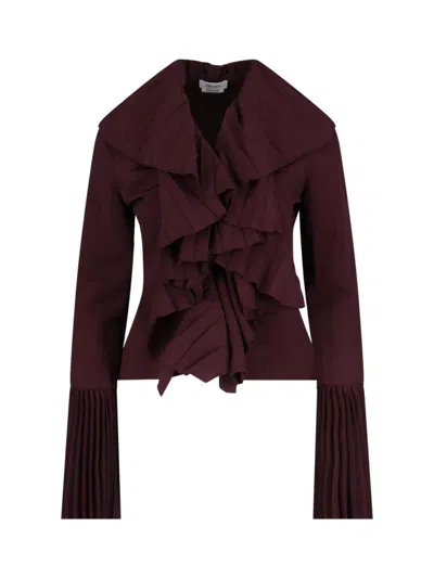 ALEXANDER MCQUEEN PLEATED BLOUSE