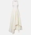 Alexander Mcqueen Mcqueen Asymmetrical Dress In White