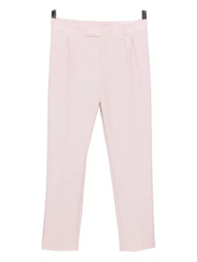 Alexander Mcqueen Pleated-detail Trousers In Pink