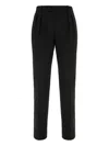 Alexander Mcqueen Pleated-front Trousers In Black