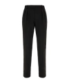 Alexander Mcqueen Pleated-front Trousers In Black