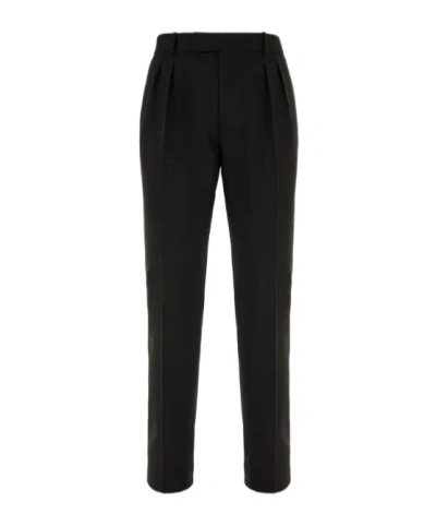 ALEXANDER MCQUEEN PLEATED-FRONT TROUSERS