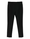 Alexander Mcqueen Pleated-front Wool Trousers In Black