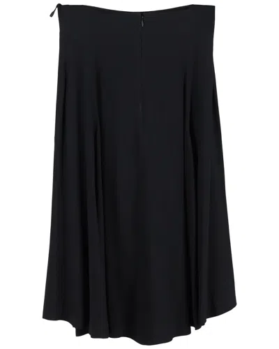 Alexander Mcqueen Pleated Midi Skirt In Multi