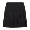 Alexander Mcqueen Frayed Pleated Wool-twill Mini Wrap Skirt In Black