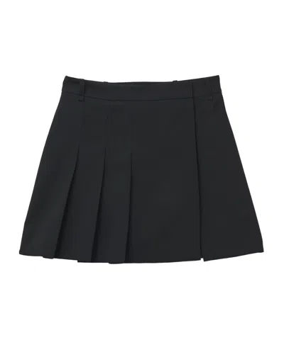 ALEXANDER MCQUEEN PLEATED WOOL MINI SKIRT