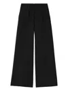 Alexander Mcqueen Pleated Pants In Black