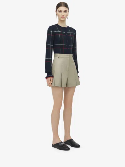 Alexander Mcqueen Pleated Shorts