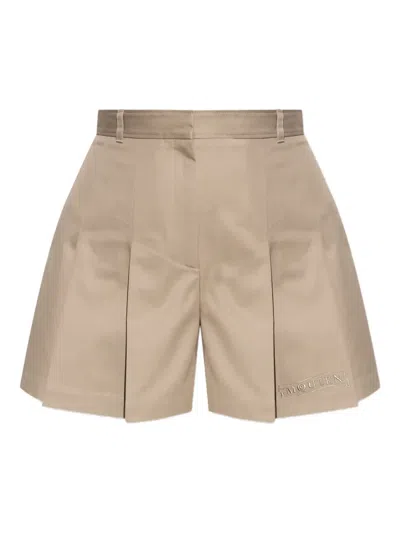 Alexander Mcqueen Pleated Shorts