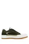Alexander Mcqueen Plimsoll Sneakers In Khakipakhawhiam