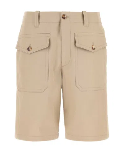 ALEXANDER MCQUEEN ALEXANDER MCQUEEN POCKET DETAILED BERMUDA SHORTS