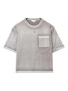 Alexander Mcqueen Pocket-detail T-shirt In Grey