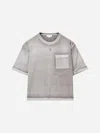 Alexander Mcqueen Pocket-detail T-shirt In Grey