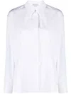 Alexander Mcqueen Button-up Cotton Shirt In White