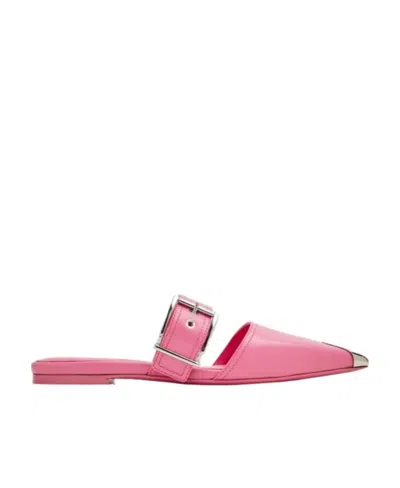 ALEXANDER MCQUEEN ALEXANDER MCQUEEN PUNK FLAT MULES
