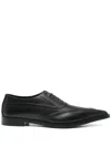 Alexander Mcqueen Pointed-toe Brogues In Black