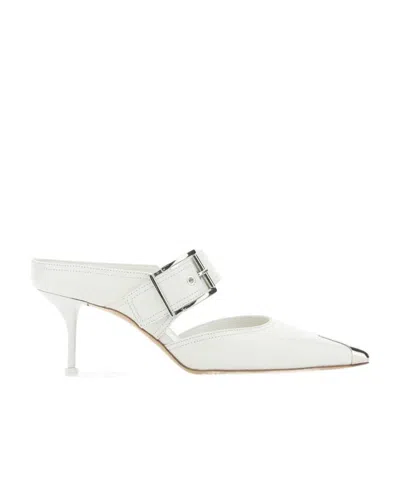 ALEXANDER MCQUEEN ALEXANDER MCQUEEN POINTED-TOE HEELED MULES