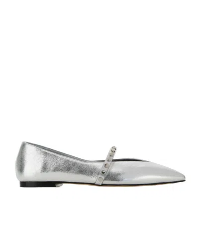 ALEXANDER MCQUEEN ALEXANDER MCQUEEN POINTED-TOE EMBELLISHED BALLERINAS