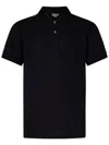 Alexander Mcqueen Organic Cotton Piquet Polo Shirt In Black
