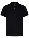 Alexander Mcqueen Organic Cotton Piquet Polo Shirt In Black