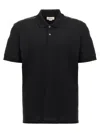 Alexander Mcqueen Organic Cotton Piquet Polo Shirt In Black