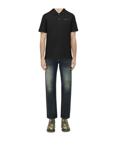 ALEXANDER MCQUEEN ALEXANDER MCQUEEN LOGO EMBROIDERED SHORT-SLEEVED POLO SHIRT