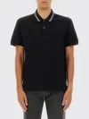 Alexander Mcqueen Polo Shirt With Logo On The Collar In Black