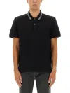 Alexander Mcqueen Polo Shirt With Short Sleeves And Collar In Black