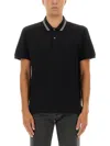 Alexander Mcqueen Polo Shirt With Logo On The Collar In Black