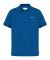 Alexander Mcqueen Polo With Logo In Blue