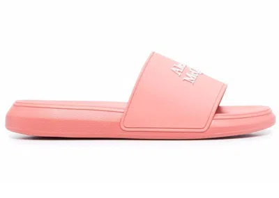 Pre-owned Alexander Mcqueen Pool Slide (women's) Sneakers In Pink