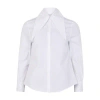 Alexander Mcqueen Popeline Shirt In White